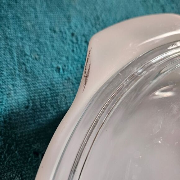 Fire King (Anchor Hocking) Baking Dish In Cornflower - Picture 6 of 8